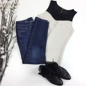 A.N.A. Medium Wash Skinny Ankle Jeans